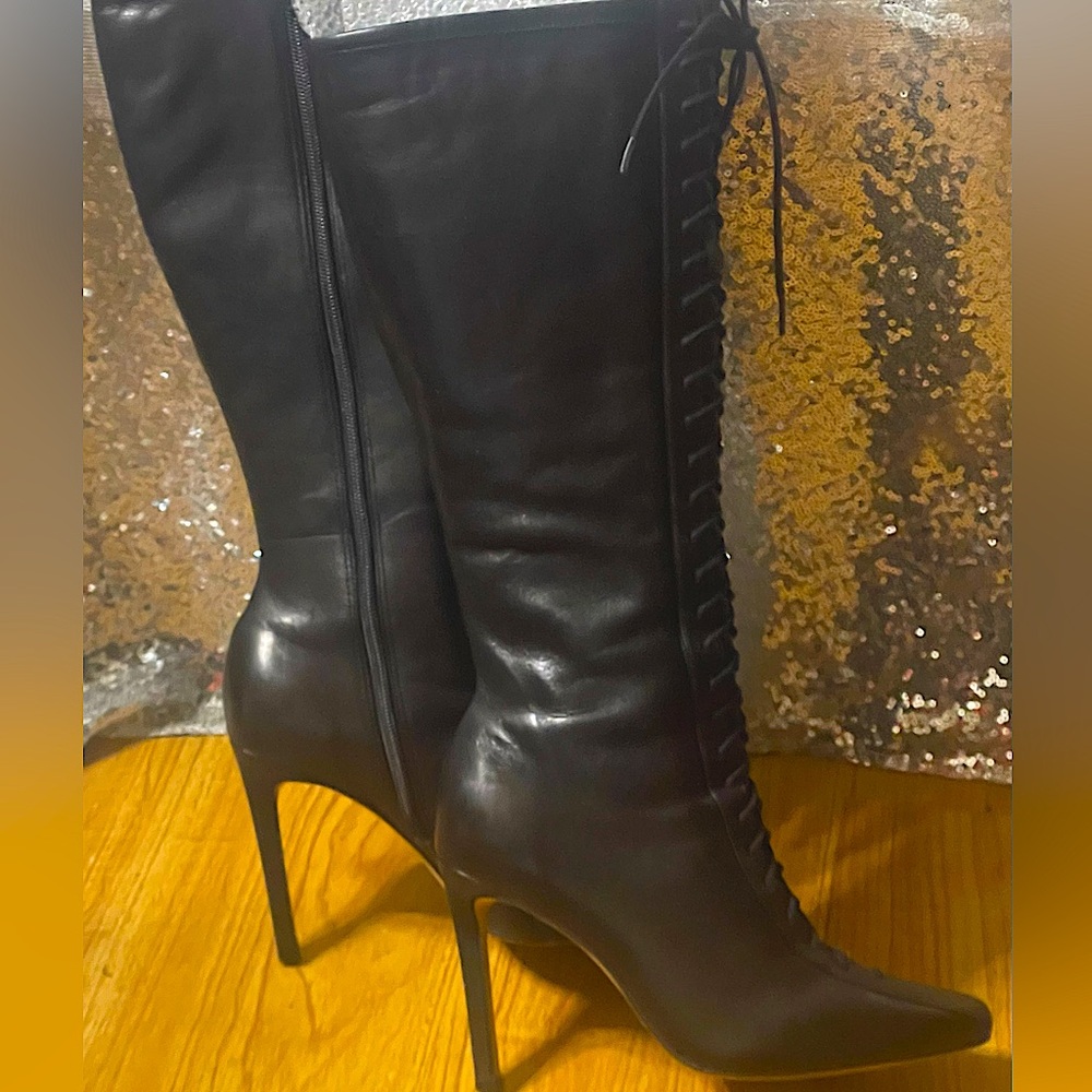 Black Leather Boots